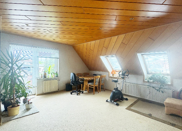 Das Dachgeschoss mit Dachterrasse